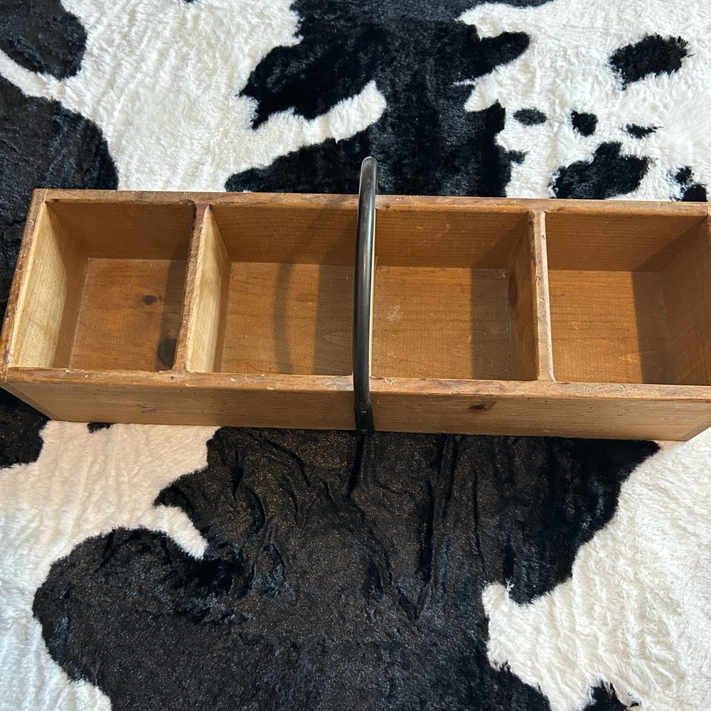 Wood table-top storage/organizer!!